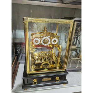 <span class=keywords><strong>Reloj</strong></span> <span class=keywords><strong>de</strong></span> Mesa Mecánico <span class=keywords><strong>de</strong></span> Diseño Nuevo con Movimiento <span class=keywords><strong>de</strong></span> Bola Rodante <span class=keywords><strong>de</strong></span> Congreve, <span class=keywords><strong>de</strong></span> Latón Pulido <span class=keywords><strong>de</strong></span> 12 Segundos, con Base <span class=keywords><strong>de</strong></span> Cajón - Product Image 1