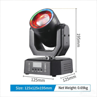 Projecteur Beam Mobile Puissant 420W à Activation Sonore RGB, Indice de Protection IP33, Idéal pour Boîtes de Nuit et Bars, Performance Stable, Qualité Garantie