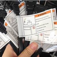 Etiquetas Adhesivas Personalizadas de PVC para Cables de Red, Gestión de Cables de Datos, Ecológicas, Duraderas, Clasificación de Líneas de Alimentación
