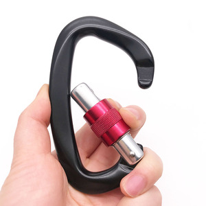 Mousqueton en aluminium BT-AF812 <span class=keywords><strong>de</strong></span> 25 kN pour l'escalade, à vis <span class=keywords><strong>de</strong></span> verrouillage, robuste, vente en gros - Product Image 5