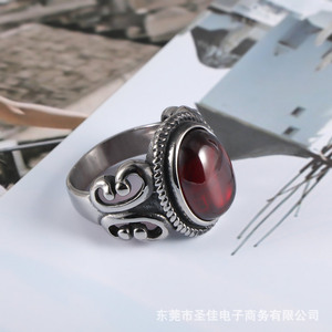 <b>Titanium</b> Steel Couple <b>Rings</b> SA726 Punk Fashion Jewelry For <b>Men</b> Women Spring 2024 - Product Image 3