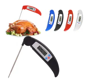 Hoge Kwaliteit Opvouwbare Voedsel Bbq Thermometer Probe Digitale Vlees Instant Read Vlees Thermometer Voor Keuken Barbecue Grill Koken