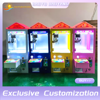 Vente en gros d'usine Mini machine à grue à griffes Jouet en peluche d'intérieur Machine à poupée bon marché à vendre