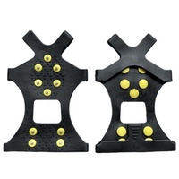 Crampons antidérapants pour chaussures et bottes, 5-10 pointes, protection sûre pour la marche sur glace et neige, modèle SAC01A
