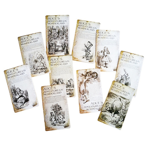 Tarjetas postales Vintage <span class=keywords><strong>de</strong></span> historia, cartas <span class=keywords><strong>de</strong></span> aventuras en el país <span class=keywords><strong>de</strong></span> las Maravillas, tarjetas <span class=keywords><strong>de</strong></span> felicitación, invitación Vintage, tarjetas <span class=keywords><strong>de</strong></span> regalo - Product Image 2