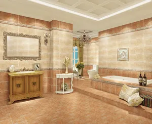 陶瓷浴室边框瓷砖陶瓷浴室瓷砖陶瓷抛光釉面大理石外观平板瓷砖