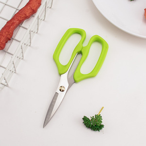<b>Kitchen</b> <b>Scissors</b> Stainless Steel 4 In Green Straight Head Multi Functional Home Use - Product Image 1