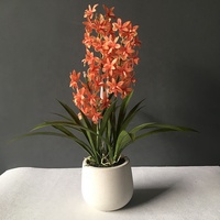 Corsage de poignet en orchidée réaliste personnalisé, accessoire de mariée, fleur artificielle en gros