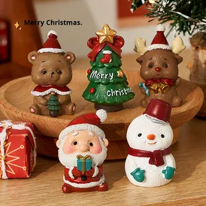Scatola Regalo Natalizia Ornamento da Scrivania Babbo <span class=keywords><strong>Natale</strong></span> Decorazione <span class=keywords><strong>per</strong></span> <span class=keywords><strong>Albero</strong></span> Giocattolo Regalo <span class=keywords><strong>per</strong></span> <span class=keywords><strong>Bambini</strong></span> Piccolo - Product Image 3