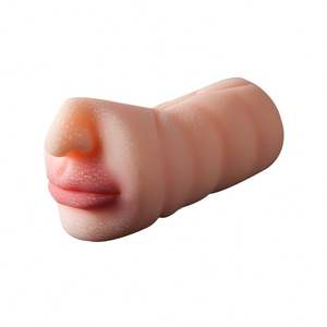 Oral Sexy <span class=keywords><strong>3D</strong></span> Garganta Profunda Coño Realista Coño de bolsillo de doble extremo Dispositivos de masturbación <span class=keywords><strong>gay</strong></span> Masculino - Product Image 2