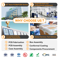 Servicio de Fabricación de Circuitos Impresos de Precisión OEM PCBA, Ensamblaje SMT de PCB Personalizado, Dispositivos Médicos 1-40, Certificado ISO