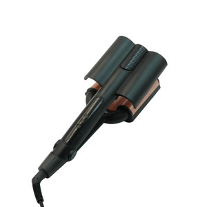 3 Barrel <b>Iron</b> Hair Waver Digital 100-200c 90W Dual Voltage Crimper Heat Settings Tailor Your Styling Experience With A - Product Image 2