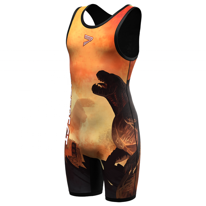 KO Sports Gear - Unisex Wrestling Singlet, Comfortable & Breathable, 4 Way Stretch, Gymnastics, Running, Weightlifting, Octopus Blue, Adult XS 70u201395 Lbs (31.7u201343.1 Kg