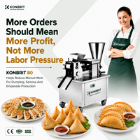 Nouvelle machine commerciale de fabrication de tourtes à la viande, petite machine à samosas pour la maison, machine à dumplings de table