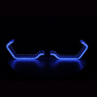 Kit de mise à niveau des feux de jour à LED RGB Angel Eyes avec commande intelligente via l'application VAHID, changement de couleur, pour BMW F30 F31 F35 M3 F80