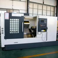 Tour CNC FANUC à double broche TCK6340, économique, de moyenne capacité, universel pour le travail des métaux, prix usine personnalisé