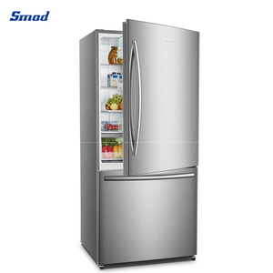 Refrigerador de Dos Puertas con Congelador Inferior de Acero Inoxidable de 17 Pies Cúbicos, Refrigerador Doméstico - Product Image 3