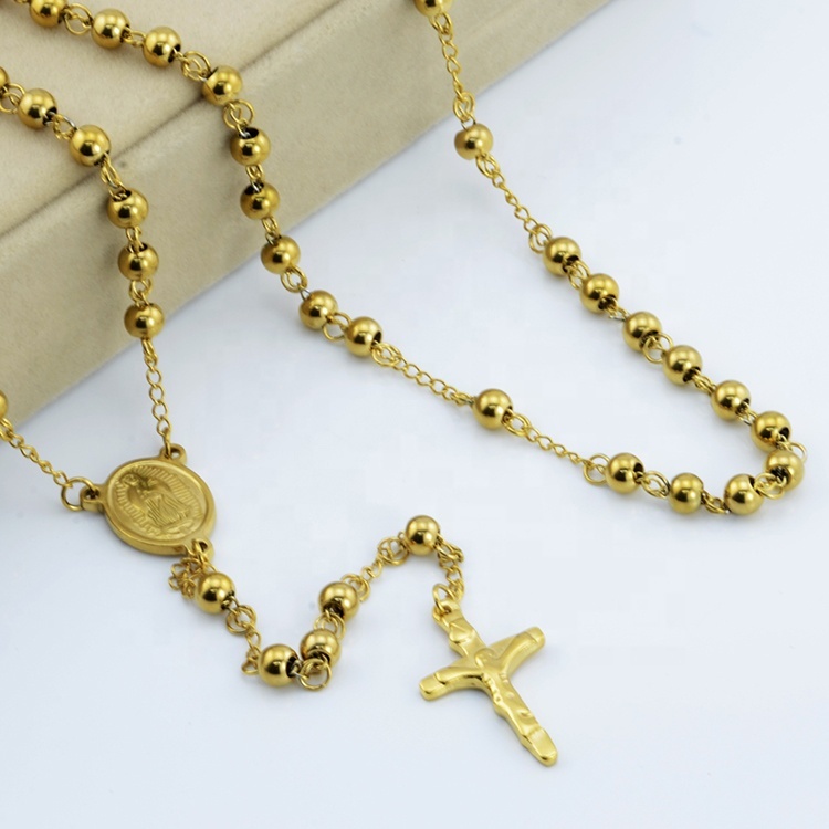 Acier Inoxydable Sainte Force Verset Biblique Collier de Prière Chrétienne Christ Croix Gravé Bible Seigneurs Collier de Prière