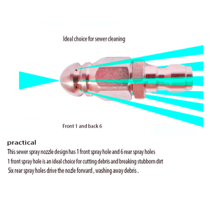<span class=keywords><strong>Buse</strong></span> <span class=keywords><strong>de</strong></span> jet <span class=keywords><strong>d</strong></span>'égout <span class=keywords><strong>de</strong></span> nettoyeur haute pression avec mini <span class=keywords><strong>buse</strong></span> <span class=keywords><strong>de</strong></span> jet <span class=keywords><strong>d</strong></span>'égout durable compacte en acier inoxydable, <span class=keywords><strong>buse</strong></span> <span class=keywords><strong>de</strong></span> <span class=keywords><strong>tuyau</strong></span> <span class=keywords><strong>de</strong></span> jet <span class=keywords><strong>de</strong></span> vidange sous pression - Product Image 2