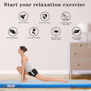 Gimnasio Tumble 3M 4m 5M 6m Rainbow <span class=keywords><strong>Airtrack</strong></span> pista de aire inflable Mat Tumbling Yoga Mat Floor Home Gymnastics Tumbling - Product Image 4