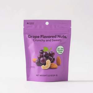 ถุงซีลปิดผนึกได้ รีไซเคิลได้ สำหรับขนมขบเคี้ยว แบบตั้งได้ พิมพ์ลายได้ตามต้องการ เกรดสำหรับอาหาร ผลิตจากพลาสติกและอลูมิเนียมฟอยล์ เหมาะสำหรับใส่หมากฝรั่งและนม - Product Image 3