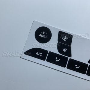 ซ่อมแซมสติ๊กเกอร์ติดรถยนต์สำหรับฟอร์ด โฟกัส ปี 1999-2005 สำหรับปุ่มควบคุมแอร์ ปุ่มปรับอากาศ ปุ่มควบคุมความร้อน-เย็น ที่ชำรุด ลอก หรือขาดหายไป ทำจาก PVC อุปกรณ์ตกแต่งรถยนต์ - Product Image 6