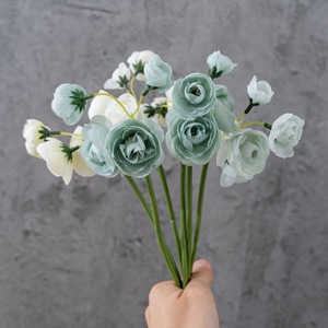 ดอกคาลล่าฟลอรัล ดอกไม้ประดิษฐ์ ก้านเดี่ยว สีขาวนม สำหรับตกแต่งงานแต่งงาน ต้นกำเนิดจากเมืองหยูลิน สไตล์ INS - Product Image 2