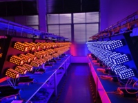 6 colonnes LED Pixel Corn light led panneau mural pour plafond