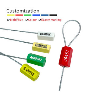 Precintos <span class=keywords><strong>de</strong></span> Seguridad <span class=keywords><strong>de</strong></span> Acero para Contenedores, Precintos Mecánicos Desechables Antimanipulación con Número <span class=keywords><strong>de</strong></span> Serie y Logotipo <span class=keywords><strong>de</strong></span> la Empresa - Product Image 4