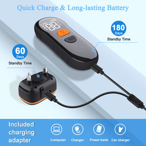 <span class=keywords><strong>Collar</strong></span> de entrenamiento de choque para perros con carga inalámbrica a la moda para Tize, 99 niveles de vibración, resistente al agua, hecho de plástico duradero - Product Image 6