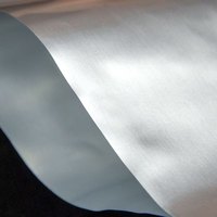 Sac d'emballage de papier d'aluminium sous vide imprimé personnalisé pochette en aluminium sacs aluminisés de l'espace thermoscellés à trois côtés argentés pour les aliments
