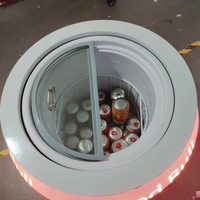 Réfrigérateur à boissons créatif en forme de canette avec contrôle par application WiFi P1.86 P2 P2.5 écran d'affichage LED pour la promotion de la publicité