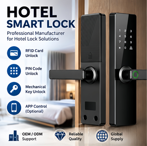 Cerradura Inteligente para Puerta con Manija, Control Remoto por WiFi con la Aplicación Tuya, Cerradura Digital con Huella Dactilar TT Lock - Product Image 2