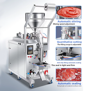 Machine d'emballage automatique multifonctionnelle pour sachets et pochettes, machine d'emballage pour sauce ketchup, salsa, pâte de tomate - Product Image 2