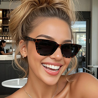 Lunettes de soleil œil de chat surdimensionnées en gros, style européen et américain, tendance, protection UV400 de qualité supérieure, logo personnalisé, usine OEM