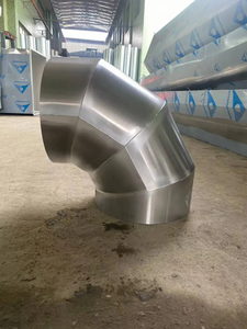 Ống Xoắn Ốc 90 độ hàn ống khuỷu tay giảm phụ kiện nhà bếp công nghiệp thương mại loại bỏ bụi ống thông gió - Product Image 4