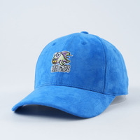 Casquette de baseball brodée 2D de haute qualité Casquette structurée en daim 6 panneaux à la mode personnalisée