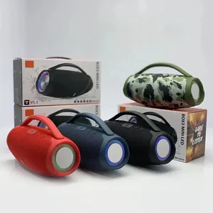 Altavoz Inalámbrico <span class=keywords><strong>Boombox</strong></span> <span class=keywords><strong>3</strong></span> Mini, Portátil, con Luz RGB, Sonido de Bajos, Columna de Música Estéreo para Fiestas, Campamentos, Subwoofer - Product Image 6