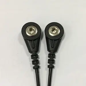 Tùy Chỉnh Hàng Chục Y Tế Snap Button Cable ECG Cáp Hàng Chục Điện Cực Dẫn Dây Sử Dụng Cho Hàng Chục Đơn Vị Với MINI USB Cable