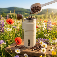 Ensemble de presse à café manuelle portable en acier inoxydable Tinry avec sac, petit MOQ, pour camping, pique-nique, toutes saisons