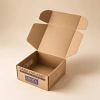 Boîte en carton ondulé écologique, taille personnalisée, emballage d'expédition pour les marques de vente au détail et de commerce électronique