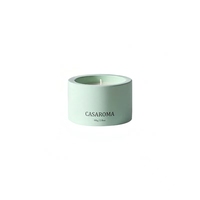 Offre Spéciale Multi Couleurs Nordic 2.8oz Mat Cylindre En Céramique Bougies Vases Unique Vide De Noël Réutilisable Écologique avec Couvercle