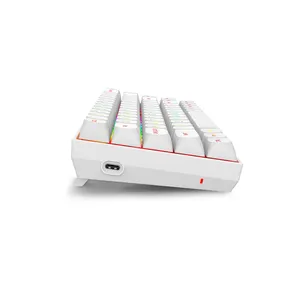 Yeni varış uyumlu 60% sıcak değiştirilebilir kablolu RGB klavye 8k raporlama oranı manyetik anahtarı oyun mekanik klavye