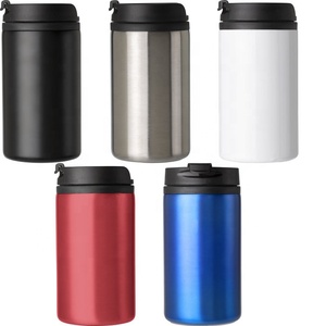 Vaso de café de viaje de acero inoxidable de doble pared a prueba de fugas de 350ML con tapa superior de rosca aislada para bebida de café - Product Image 6