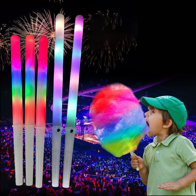 28cm LED Light Colorful Glowing Stick Wedding Party Favor Concert Park Flashing Decorations Lights