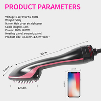 Sèche-cheveux professionnel brosse une étape souffleur de cheveux brosse électrique brosse à Air chaud voyage sèche-cheveux peigne