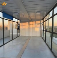 Cabanes en rondins préfabriquées de promotion Maison préfabriquée en conteneur en acier portable