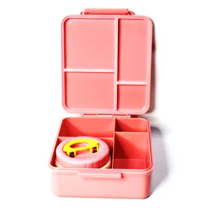 thermal insulated food container kids bento lunch box with soup bowl