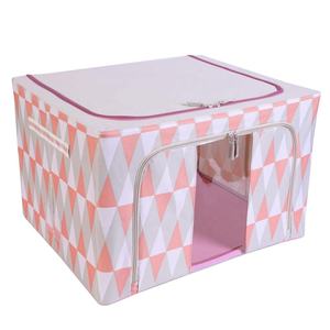 Caja de almacenamiento para debajo de la mesa plegable Cajas de almacenamiento de tela con cremallera Organizadores Organizador de contenedores de almacenamiento de ropa - Product Image 6