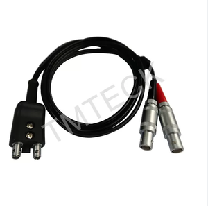 Ultrasone Foutdetector Da233 Ultrasone Dubbele Kabel 1.5M Lengte Lemo 00S Plug To Lemo 00S Rg174 - Product Image 2